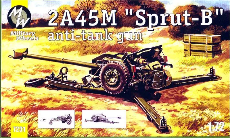 Military Wheels - 2A45M ''Sprut-B'' anti tunk gun 